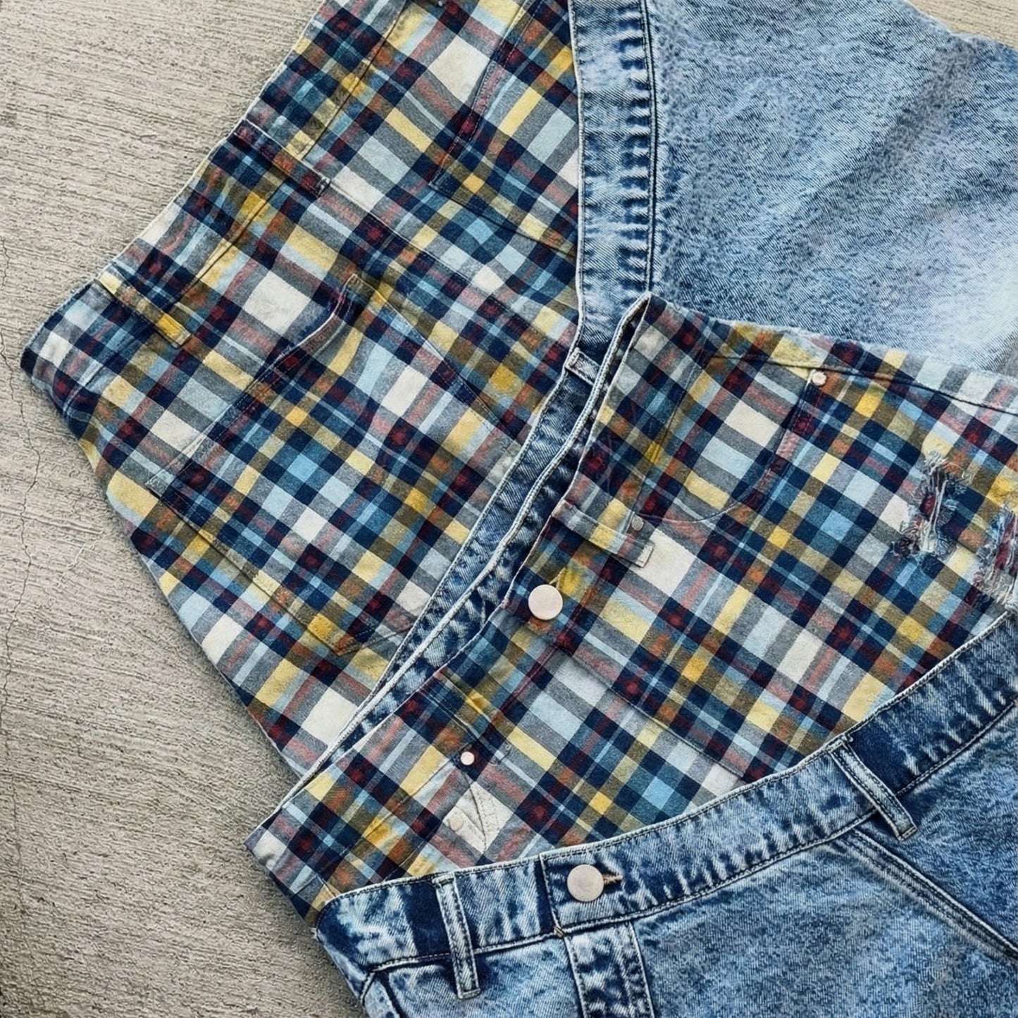 "Sivaro" Plaid Jeans