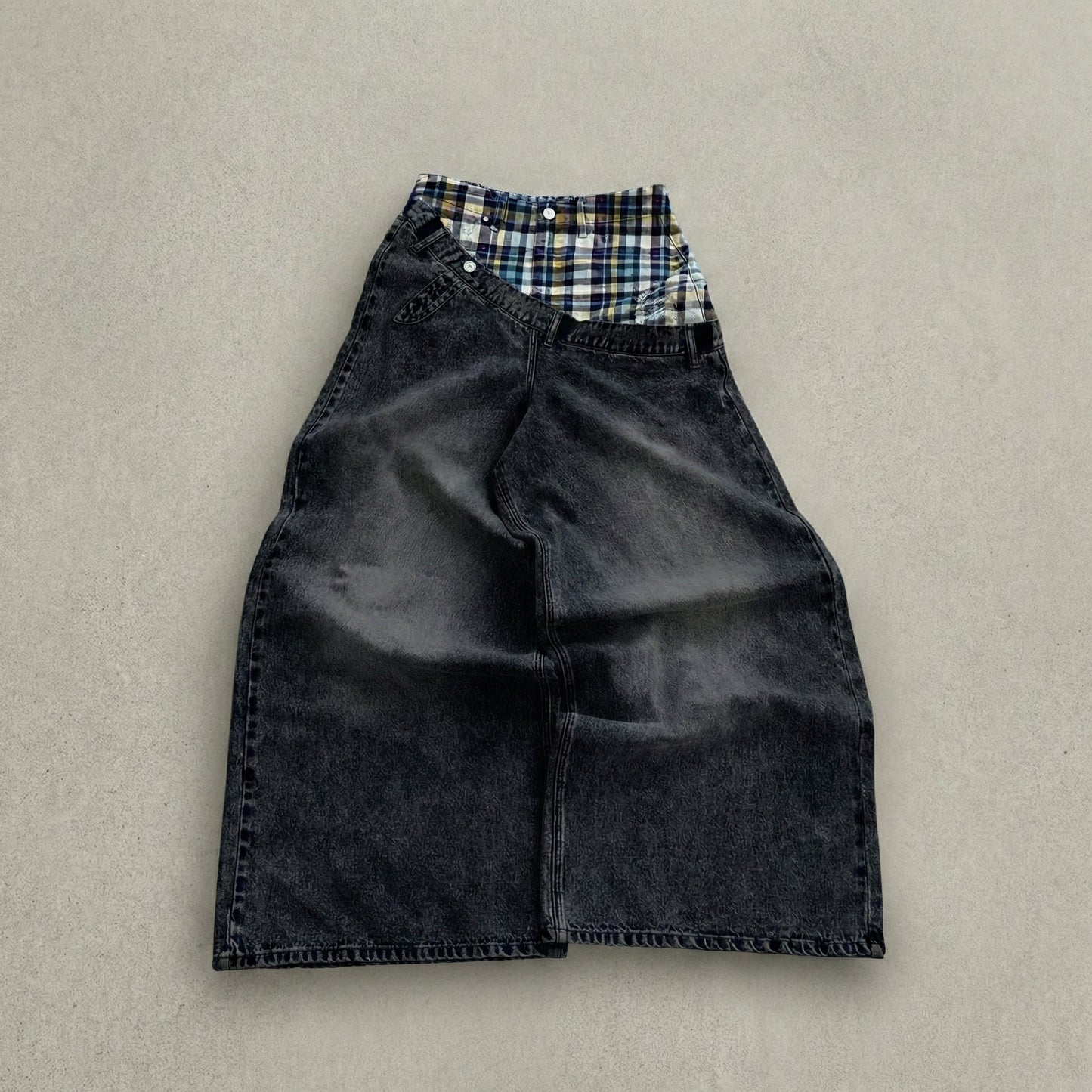 "Sivaro" Plaid Jeans