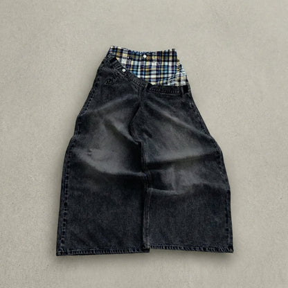 "Sivaro" Plaid Jeans